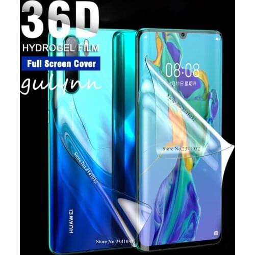 Front Back Full Protective Screen Film For Huawei P30 P20 P40 Mate 30 40 Hydrogel Film For Honor 9 10 20 i 8X 30 Protector Film