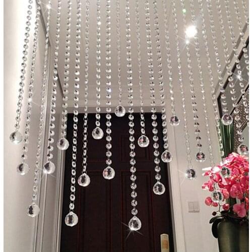 Clear Crystal Lamp Ball Hanging Prism Suncatcher Wedding Decor 20mm 30mm 40mm