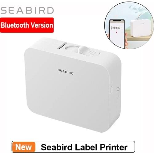 SEABIRD Label Printer Bluetooth Version Thermal Label Printer Type-C Charging Long Battery Life Mini Portable Stick Printer