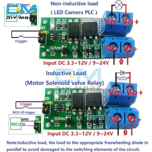 3.3V-24V 8A Flip-Flop Latch Relay Module IO95A01 Bistable Self-locking Switch Low Pulse Trigger Module for Arduino Smart Home