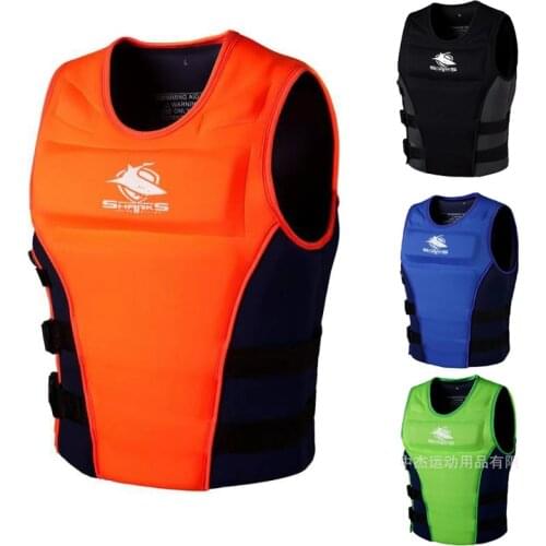 Adult Life Jacket Swim Swimming Floating Vest Buoyancy Aid Fishing Surfing Water Sports Boating Neoprene Life Saver Vest