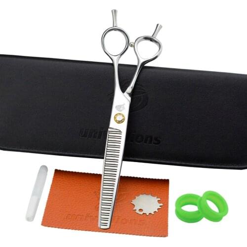 Univinlions 7 Inch Shears Pet Thinning Scissors Dog Shears Pet Grooming Scissor Dog Cat Hair Styling Tools Animal Clippers