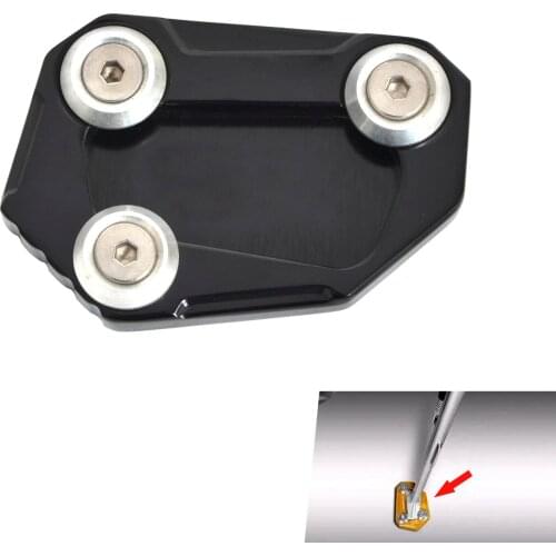 Kickstand Side Stand Pad Enlarge Extension Plate For BMW S1000R S 1000R S 1000 R 2014 2015 2016