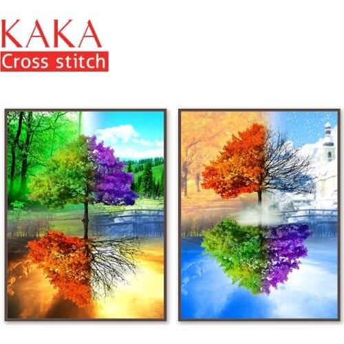 Cross stitch kits,Embroidery needlework sets with printed pattern,11CT-canvas for Home Decor Painting,Flowers Full NCKF076
