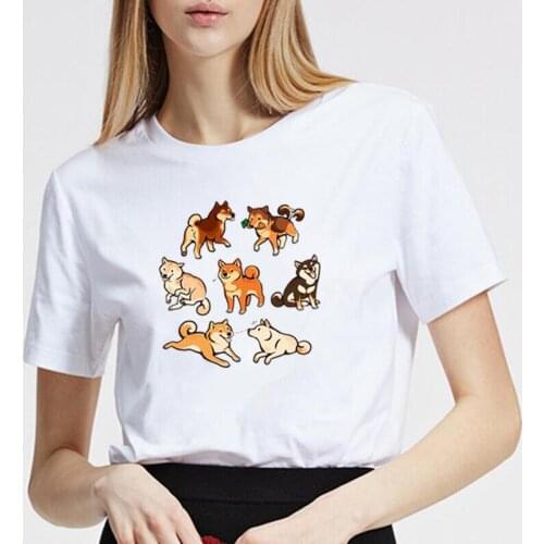Funny Tee Shirt Femme Cute Cartoons Print Women T-Shirt Fashion Harajuku Shirt Tshirt Summer Short Sleeve Casual Camiseta Mujer