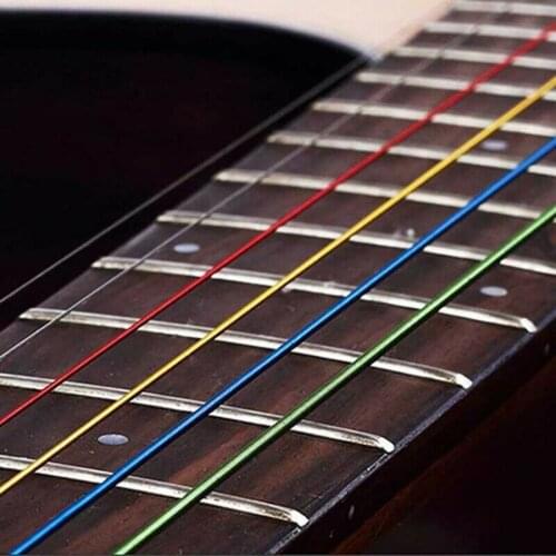 6pcs Rainbow Colorful Guitar Strings 1-6 E-A for Classical Classic Guitar Strings Classic Acoustic Folk Guitar Parts Accessories