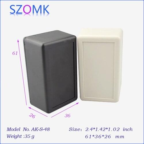 6 pieces a lot, enclosures for electronics distribution box 61*36*26mm electronics outlet enclosures szomk small enclosure