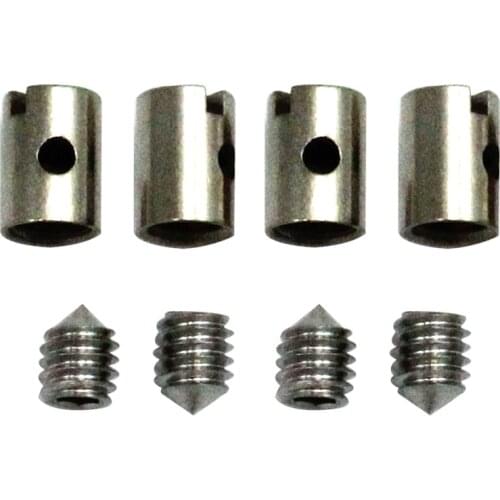 8Pcs Anticorrosion Solderless Cable Nipples 5mm Throttle Choke for Motorcycle Scooter Quad Mower