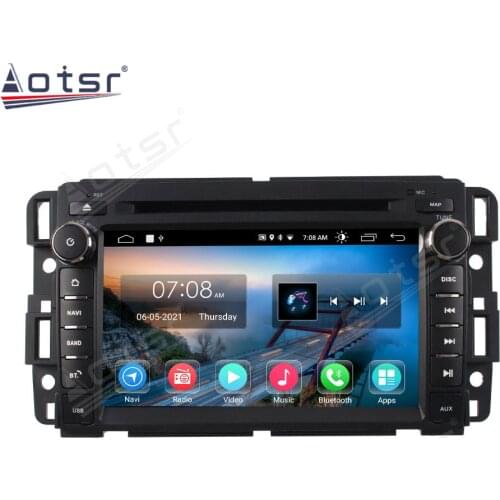 For GMC Yukon Tahoe 2007 2008 2009 2010 2011 2012 Android 10 HD Screen Car Player Radio GPS Navigation Autostereo Multimedia