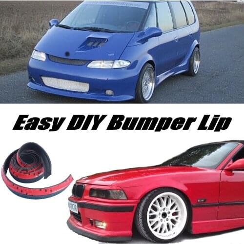 Bumper Lip Deflector Lips For Renault Espace Front Spoiler Skirt For View Car Tuning / Body Kit / Strip
