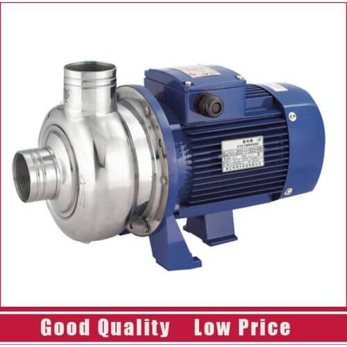 BK-100 Stainless Steel Centrifugal Pump 220V 50HZ 0.75KW Semi-open Impeller Water Pump