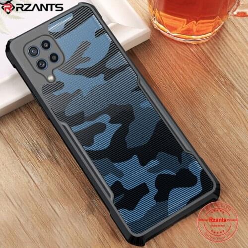 Rzants For Samsung Galaxy M32 Case Hard Camouflage Protection Slim Thin Small Hole Cover