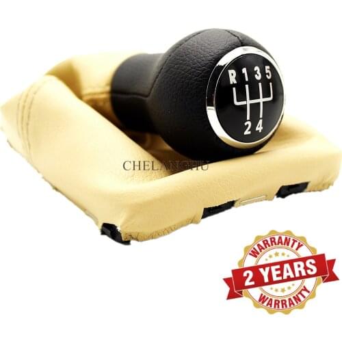 For VW Beetle 1998 1999 2000 2001 2002 2003 2004 2005 2006 2007 2008 2009 2010 Car 5 Speed Gear Stick Shift Knob Beige Giator