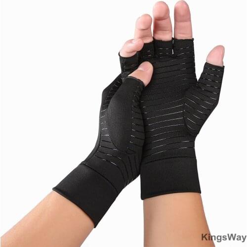 Wristband Anti Arthritis Compression Gloves Copper Hand Pain Relief Therapy Wrist Support
