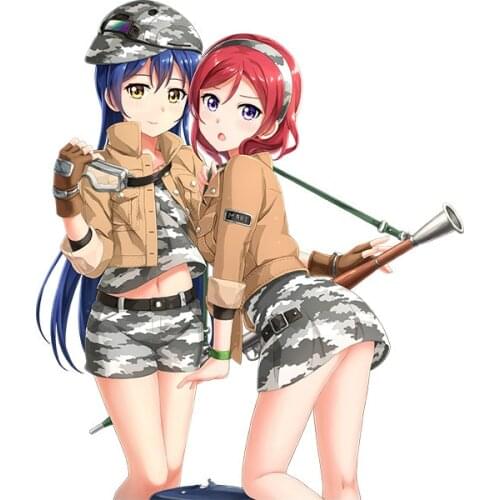 Love Live! Nishikino Maki Render Sexy Beauty Stickers Computer Notebook Car Sticker PVC Cover Scratches Waterproof Accessories