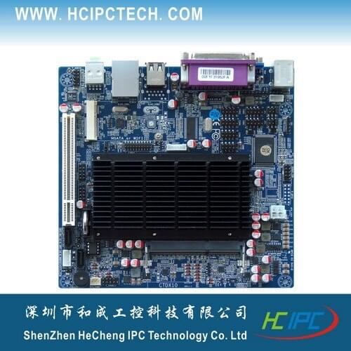 HCIPC M4231-4 HCM25J61B,Atom D2550 Mini ITX Motherboard,6COM,IR,1Mini PCIE,2SATA,8USB,1Giga LAN,PCI,VGA+HDMI.LPT,1DDR3,12VDC
