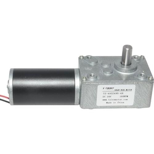 Mini Right Angle Steering Gear Motor 12v24v DC Turbine Worm Gear Motor Metal Gear
