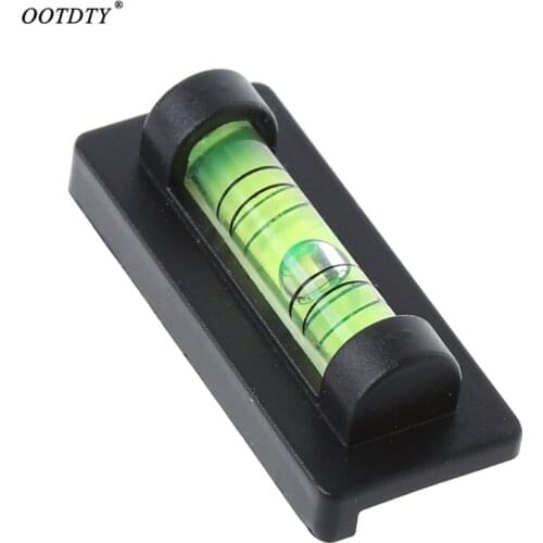 OOTDTY Mini Bubble Level Protractor Spirit Magnetic For TV Rack Photo Frame Goods Shelf