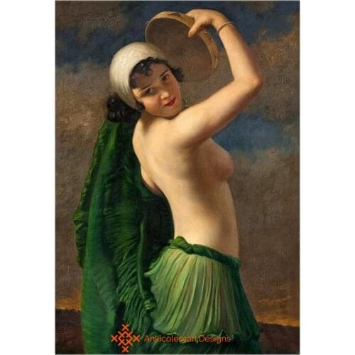 Embroidery Counted Cross Stitch Kits Needlework - Crafts 14 ct DMC color DIY Arts Handmade Decor - Classic Nude