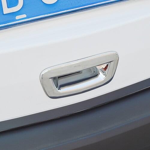 Fit For 2014 2015 2016 Chevrolet Trax Tracker Chrome Rear Trunk Boot Door Lid Cover Garnish Trim Tailgate Strip Accessories