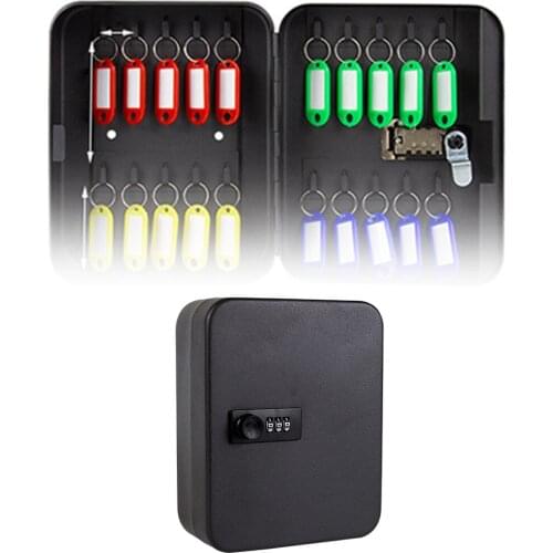Wall Mounted Password Key Box Digital Code Lock Put 20pcs Keys Key Cabinet Key Management Case for Warehouses