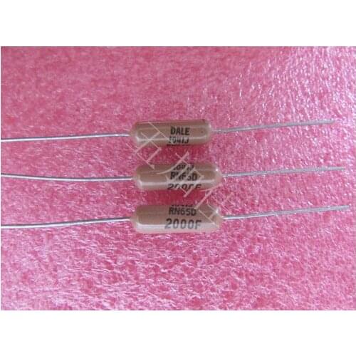 Original new 100% RN65D2000F 200R 1% 2W high precision metal film resistance 5*15MM (Inductor)