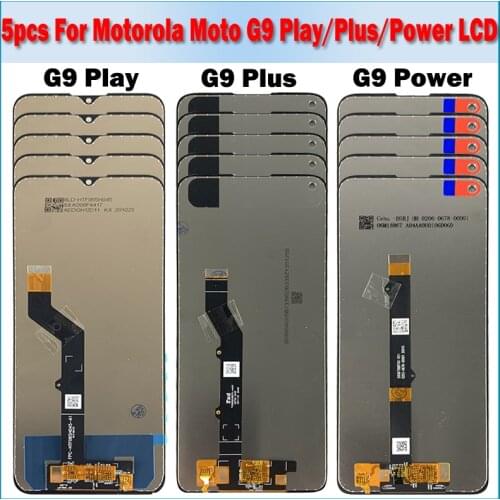 5pcs/lot Original LCD For Motorola G9 Play Lcd Screen Display Touch Digitizer Assembly For Moto G9 Plus LCD Display G9 Power LCD