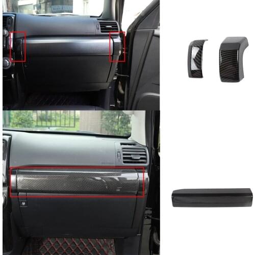 Co-pilot Dashboard Panel Passenger Seat Decoration Trim for Toyota 4 Runner 2010-2020 Car Interior Accessories Styling ABS Red