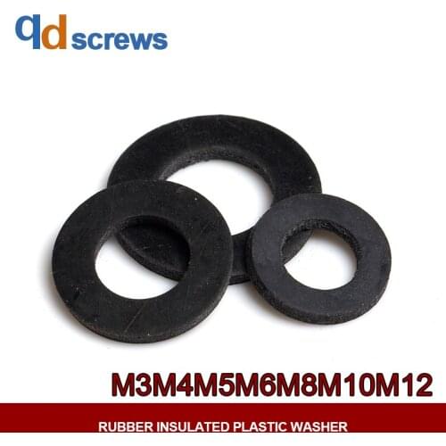 M3M4M5M6M8M10M12 Rubber Insulated enlarged Plastic Washer GB97