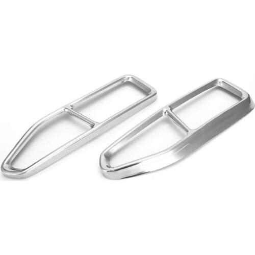 Suitable for BMW 7 series G11/G12 19-21 stainless steel silver car exhaust pipe frame decoration