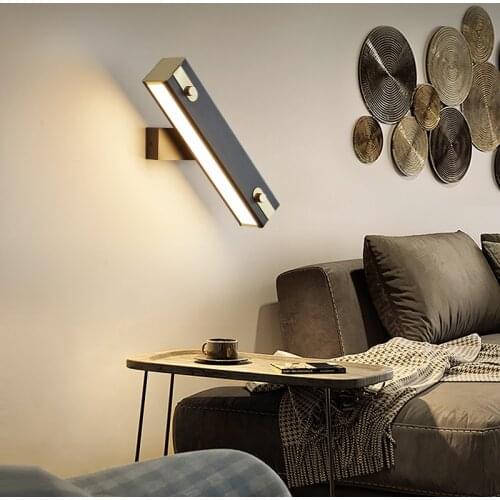 Modern Adjustable Wall Lamp Creative Reading bedroom Bedside light Northern Europe Led living room Fexibleable Wall Lights