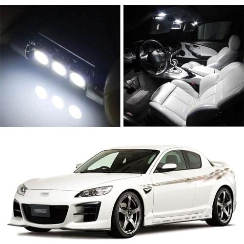 Canbus LED Lamp Interior Map Dome Trunk Plate Light Bulbs For Mazda RX-8 RX8 2004-2011