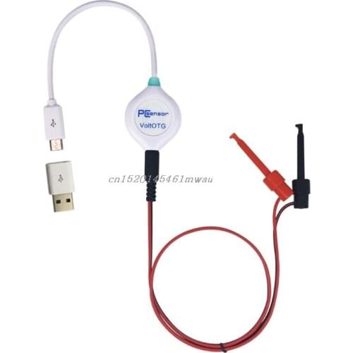 USB Voltmeter OTG Android Phone Voltage Tester -40~40V DC Data Save File VoltOTG