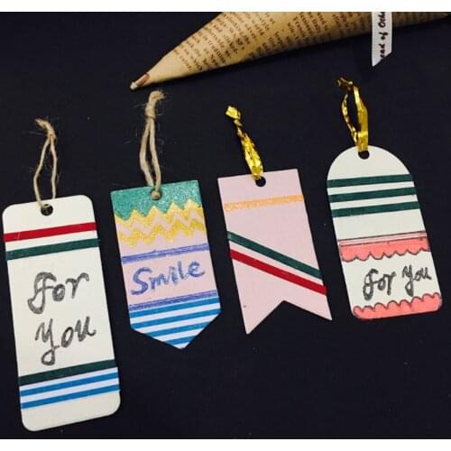 Hanging Tag Metal Cutting Dies Stencil DIY Scrapbooking Album Stamp Paper Card Embossing Craft Decor