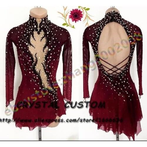 Women Ice Skating Dresses New Brand Figure Skating Dresses For Competition DR4901
