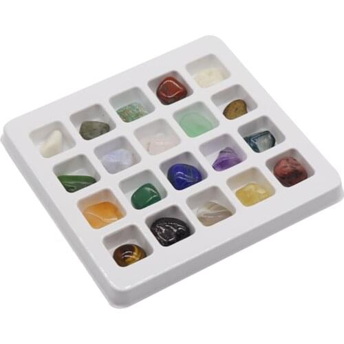 20 Kinds Natural Stone Beads Amazonite/Rose Quartzs/Amethysts/Agates/Howlite/Rhodonite/Garnet and so on Crystal Stone Specimen