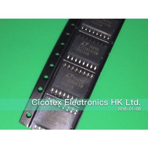 5pcs/lot LT1181ACSW#TRPBF SOP16 IC DRVR RCVR RS232 5V DUAL 16SOIC