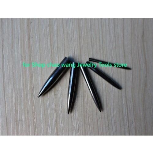 Tungsten Steel Agate for Jewelry Tools Burnisher Metal Silver Gold Clay Polish Shaping Tools 5pcs 3-4cm