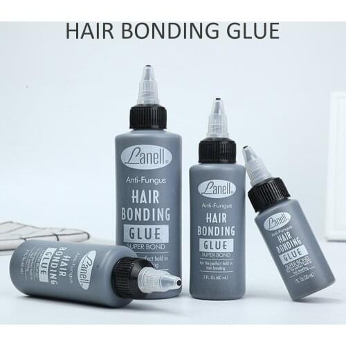 60ml Waterproof Anti Fungus Hair bonding glue super bond the perfect hold in hair bonding Strong Hold Lace Front Wig Glue