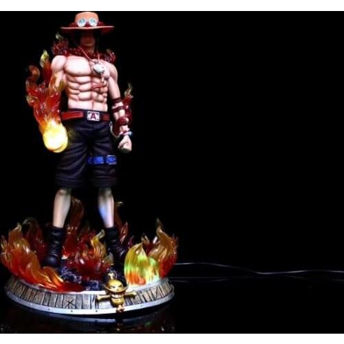 Anime One Piece ACE GK Statue Portgas D Ace PVC Action Figure Collection Model Toys Doll Christmas Gift