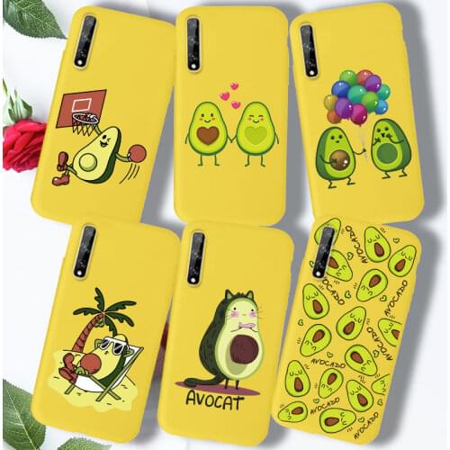 Avocado Phone Case For Huawei Honor 9A 9C 9S 9X Pro 8A Prime Honor9C Y6S Y9S Y7A Y5P Y7P Y8P 2020 Case Cover Silicone TPU Coque
