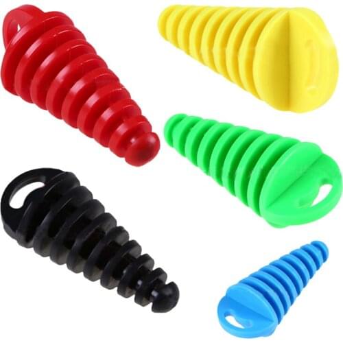 Muffler Pipe Exhaust Silencer Wash Plug for Motorcycle Dirt Bike ATV Quad 2 4 Stroke, Green