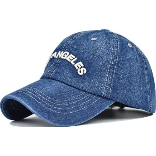 Good Sport Men Womens Baseball Caps Womans Sun Hat Cotton Color Embroidered Washed Denim Caps Mans Hats Ladys Cap Outside Hat