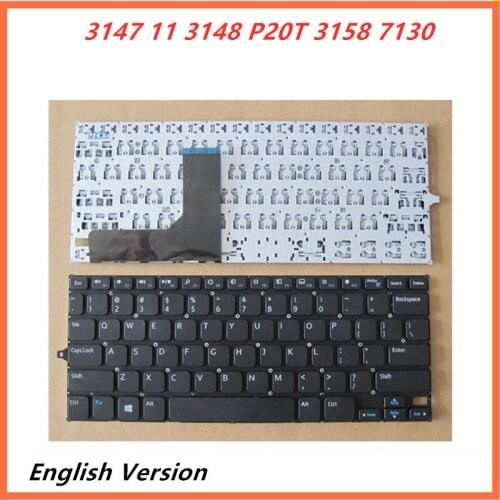 Laptop English Keyboard For Dell Inspiron 11 3000 3147 11 3148 P20T 3158 7130 Notebook Replacement layout Keyboard
