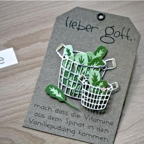 New Food basket decoration metal Cutting Dies Stencils DIY Scrapbooking Paper/photo Cards Embossing Dies