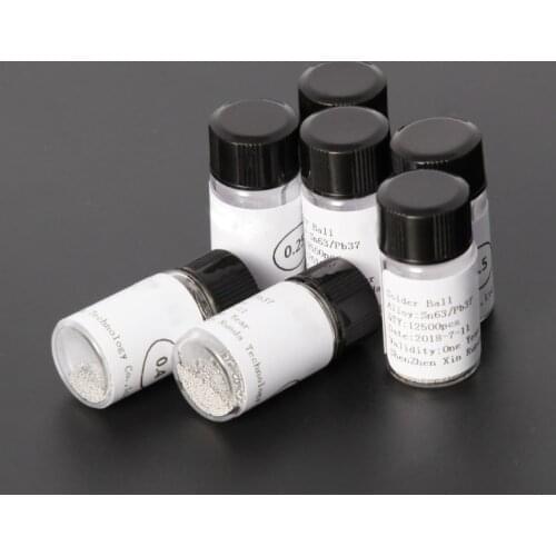 7 Bottles Of 12.5K Soldering Ball Lead Solder Ball Set For BGA Reballing Stencil