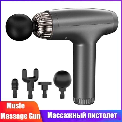 Rechargeable Massage Gun High frequency Body Massager Slimming Shaping Fascia Gun Muscle Relax Body Relaxation Therapy Gun