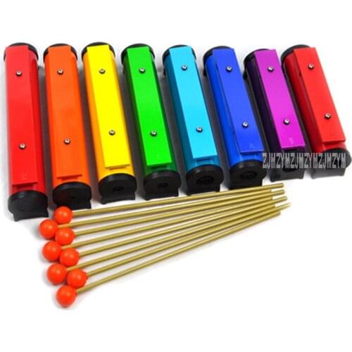 TL8-8A Percussion Kid 8-Tone Multicolor Xylophone Early Childhood Wisdom Musical Instrument Toy Baby Educational Musical Toy