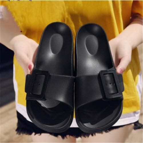 Slippers Women 2021 New Korean Fashion Sandals Wear Net Red Casual Home Flip Flops Soft Sole Comfortable Sandals