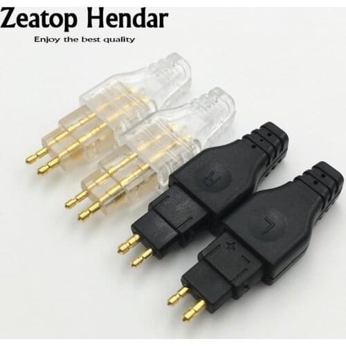 1Pair Earphone Adapter Pin Gold Plated DIY Plug for HD414 HD565 HD580 HD600 HD650 Headphone Mini Jack Connector